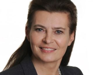 Woman smiling