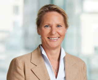 Woman smiling